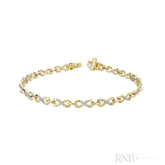 Infinity Diamond Bracelet-RNB Jewellery