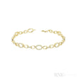 Oval Shape Diamond Halo Bracelet