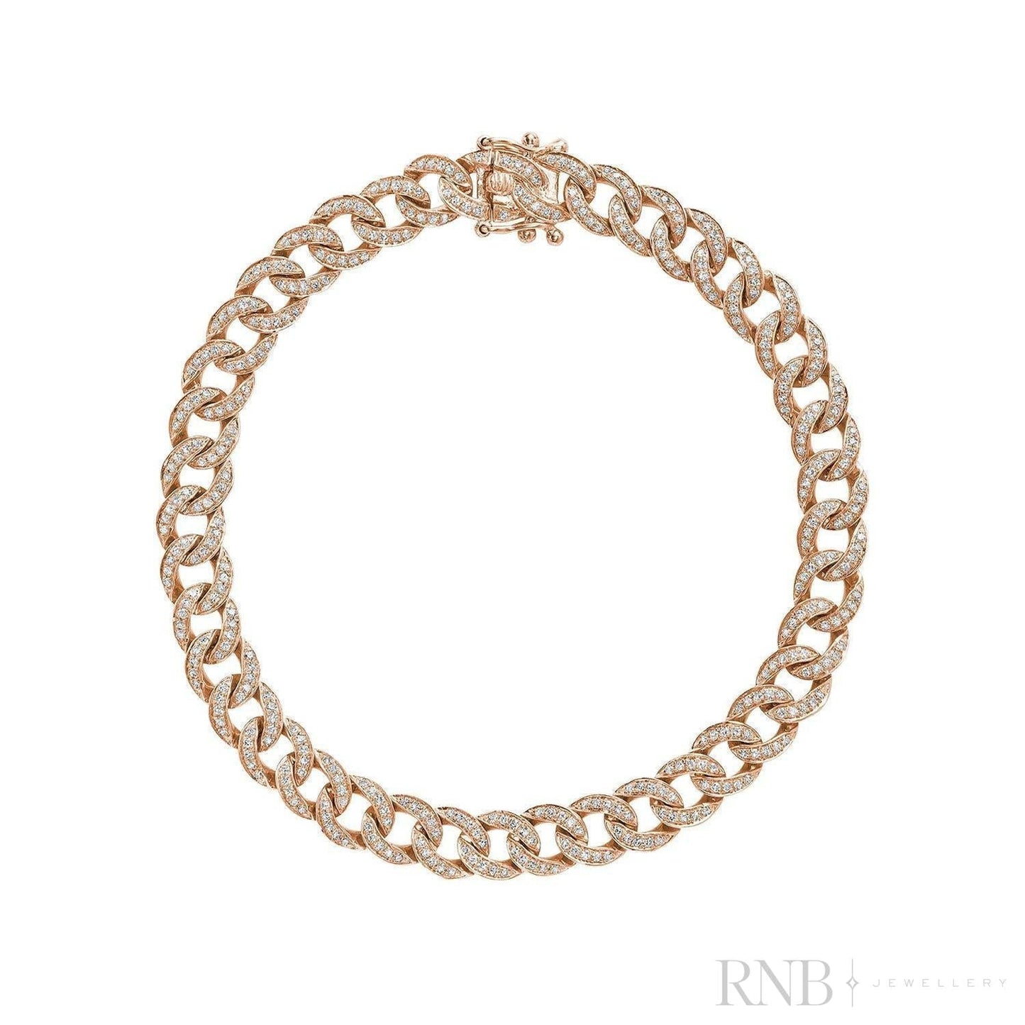 Cuban Link Diamond Bracelet