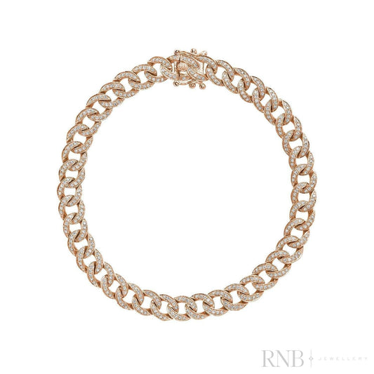 Cuban Link Diamond Bracelet