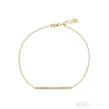 Diamond Bar Bracelet