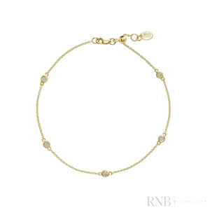 Diamond by the Yard Bracelet-RNB Jewellery