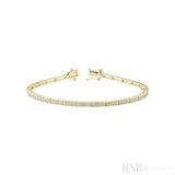 Link Pave Diamond Bracelet-RNB Jewellery