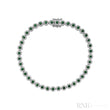 Precious Stone & Diamond Martini Setting Bracelet-RNB Jewellery
