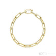 Paper Clip Diamond Bracelet