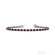 Tennis Ruby & Diamond Bracelet