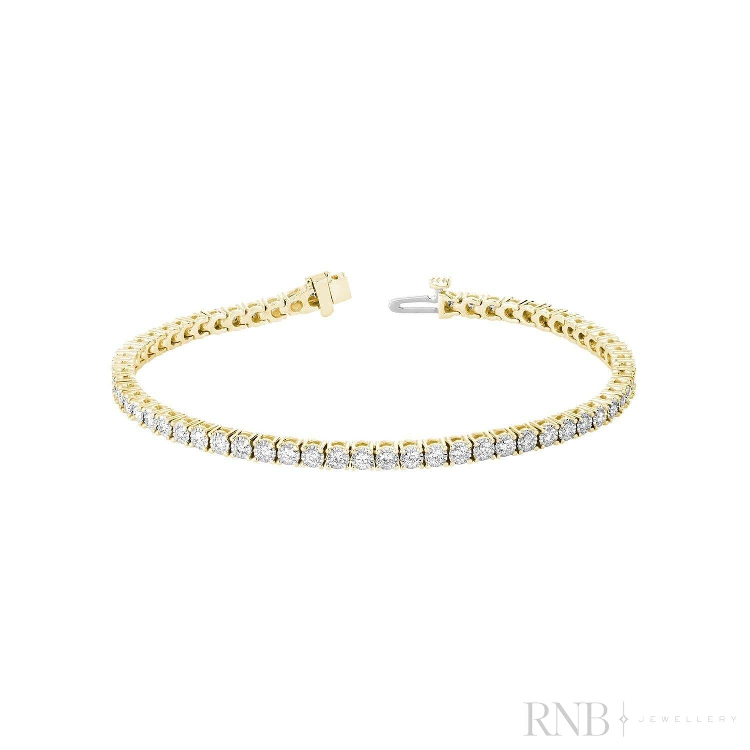 Illusion Diamond Tennis Bracelet