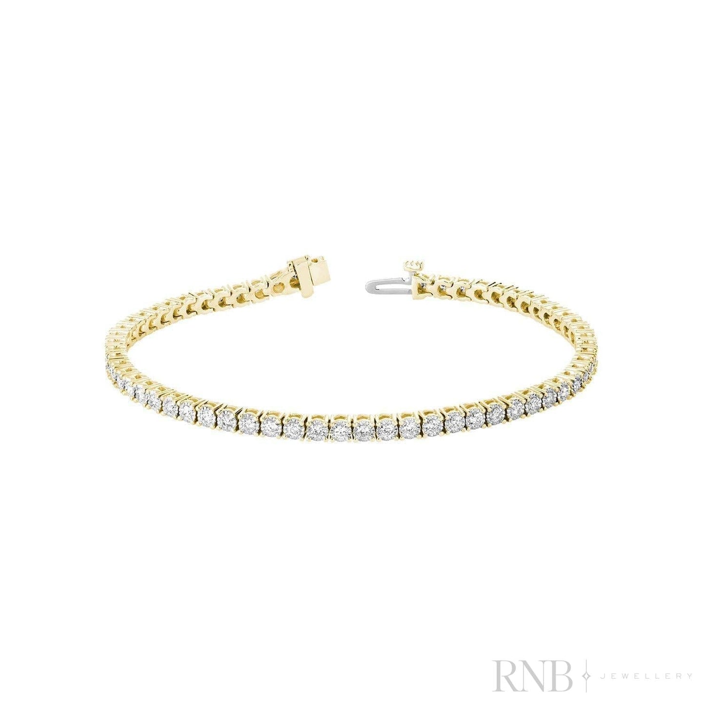 Illusion Diamond Tennis Bracelet