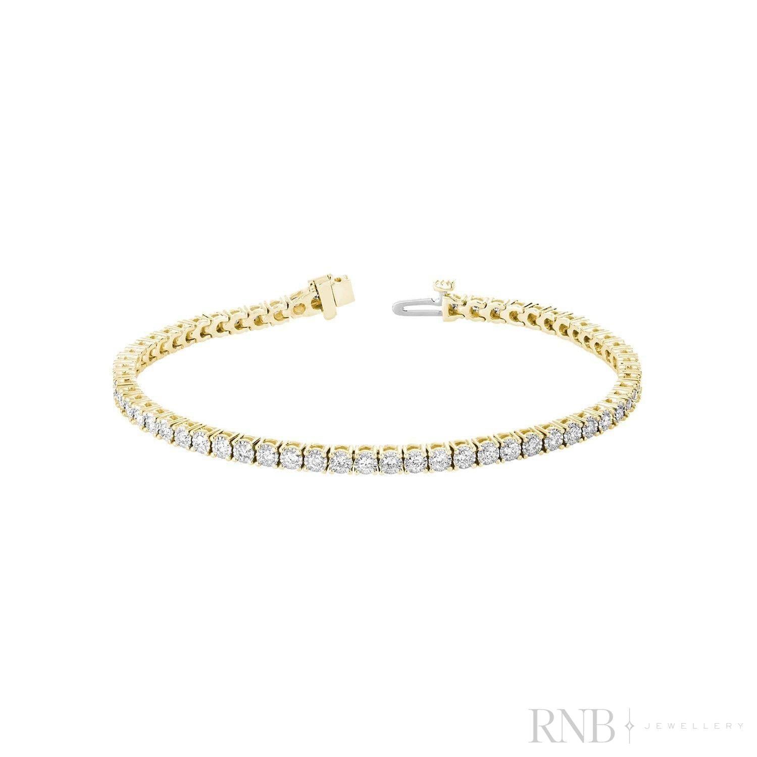 Illusion Diamond Tennis Bracelet