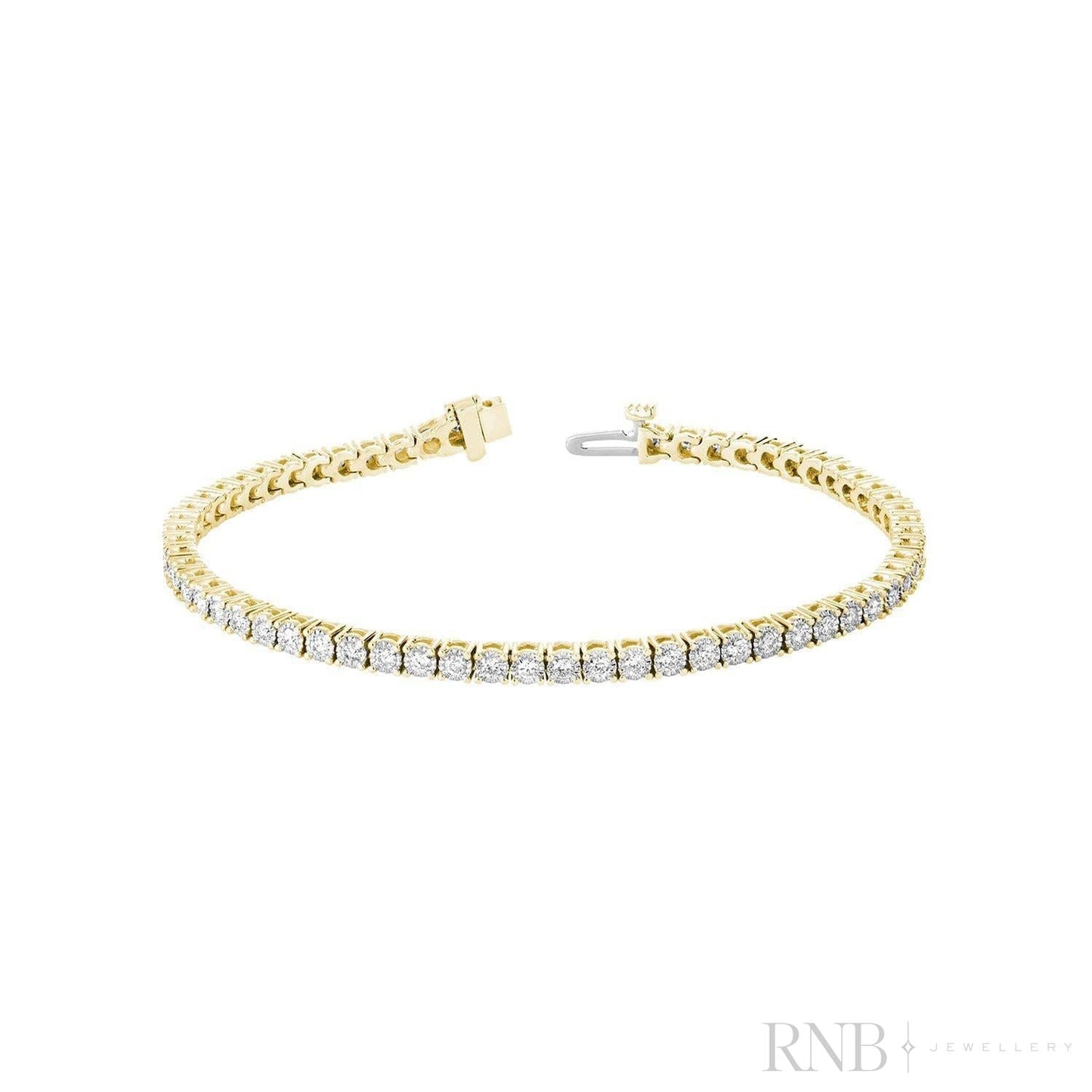 Illusion Diamond Tennis Bracelet