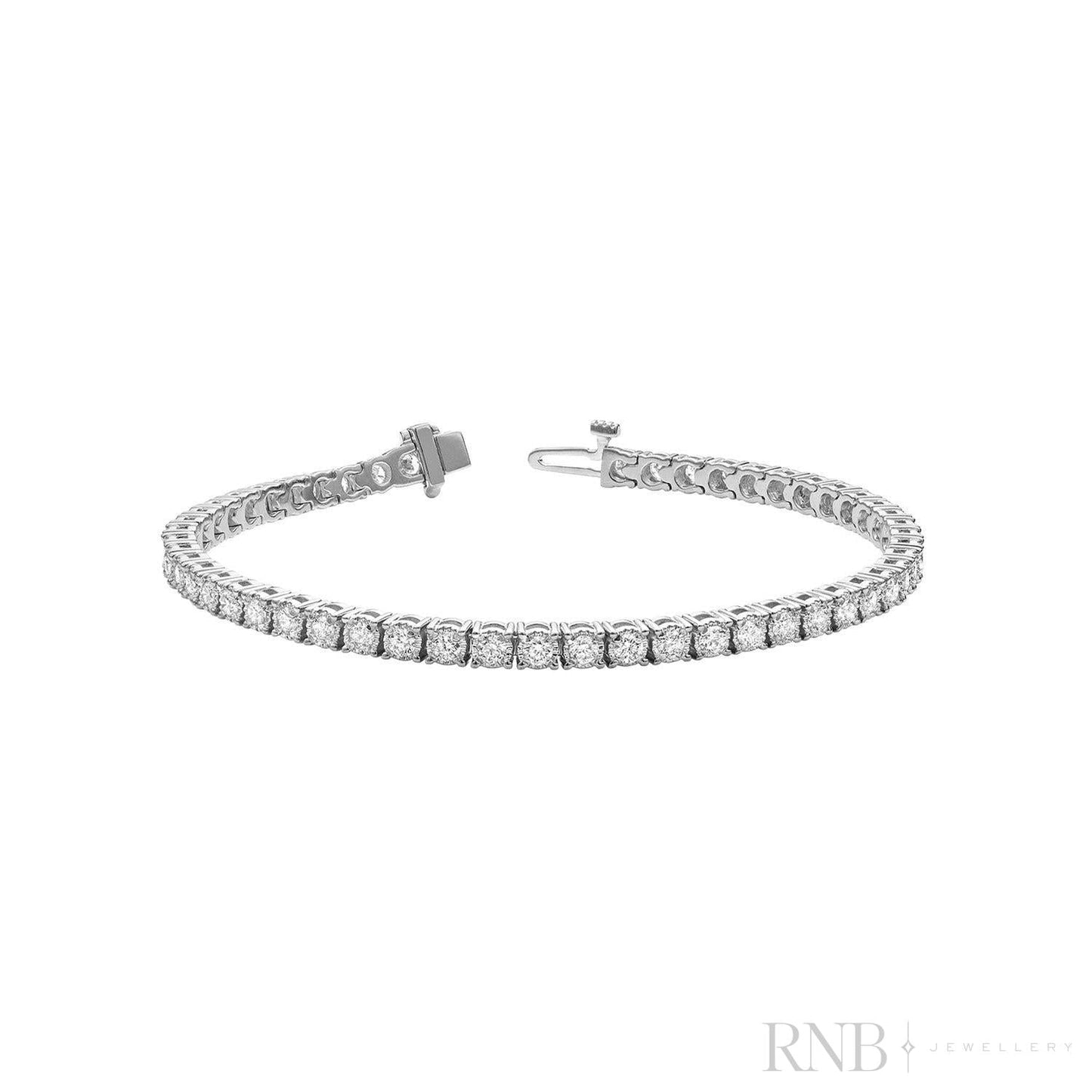 Illusion Diamond Tennis Bracelet