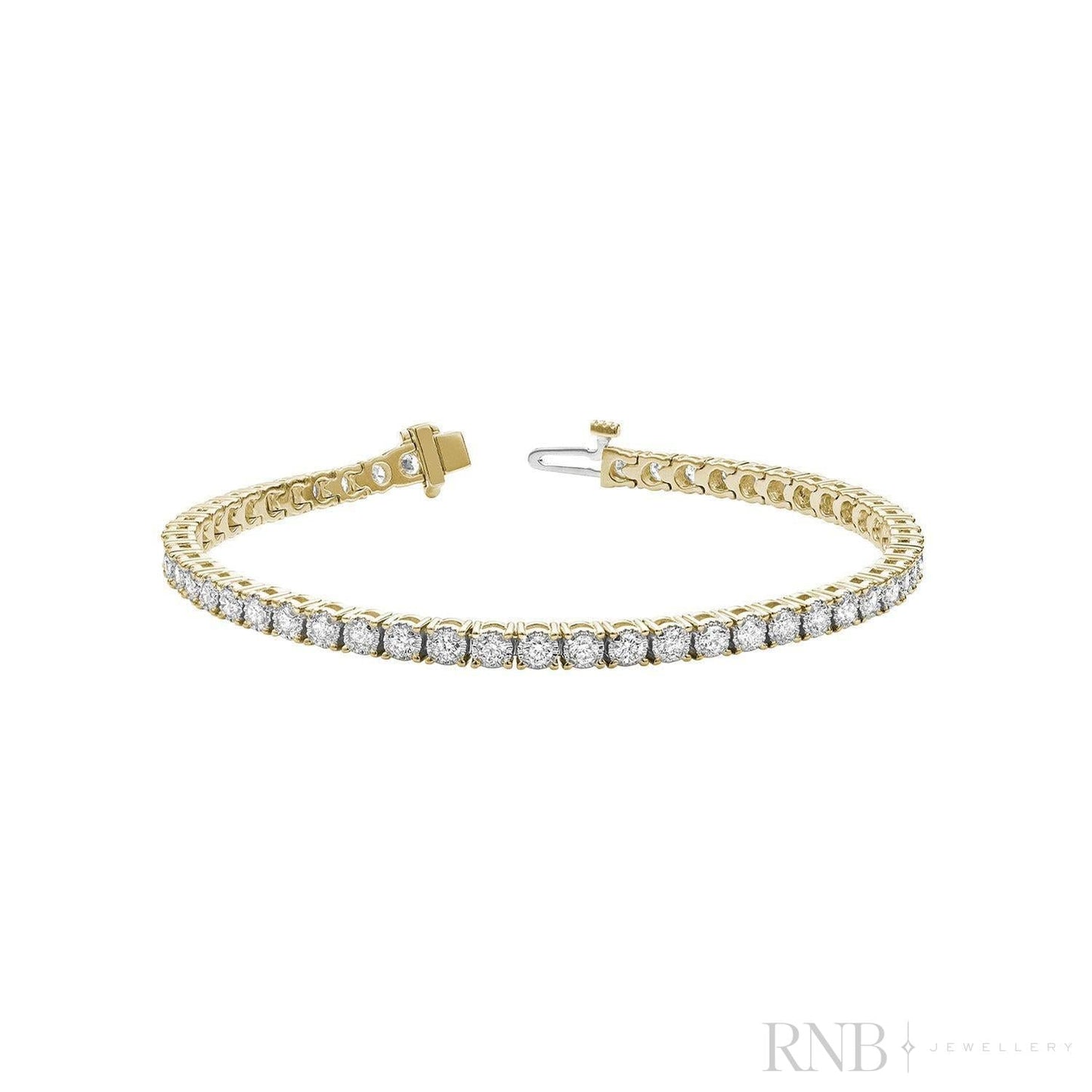 Illusion Diamond Tennis Bracelet
