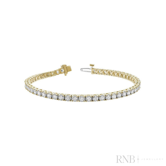 Illusion Diamond Tennis Bracelet-RNB Jewellery