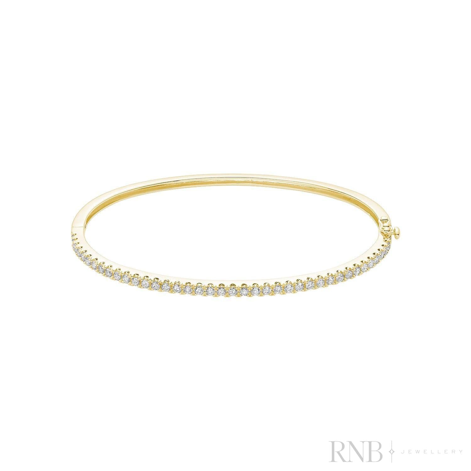 Semi Eternity Bangle Diamond Bracelet