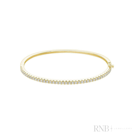 Semi Eternity Bangle Diamond Bracelet