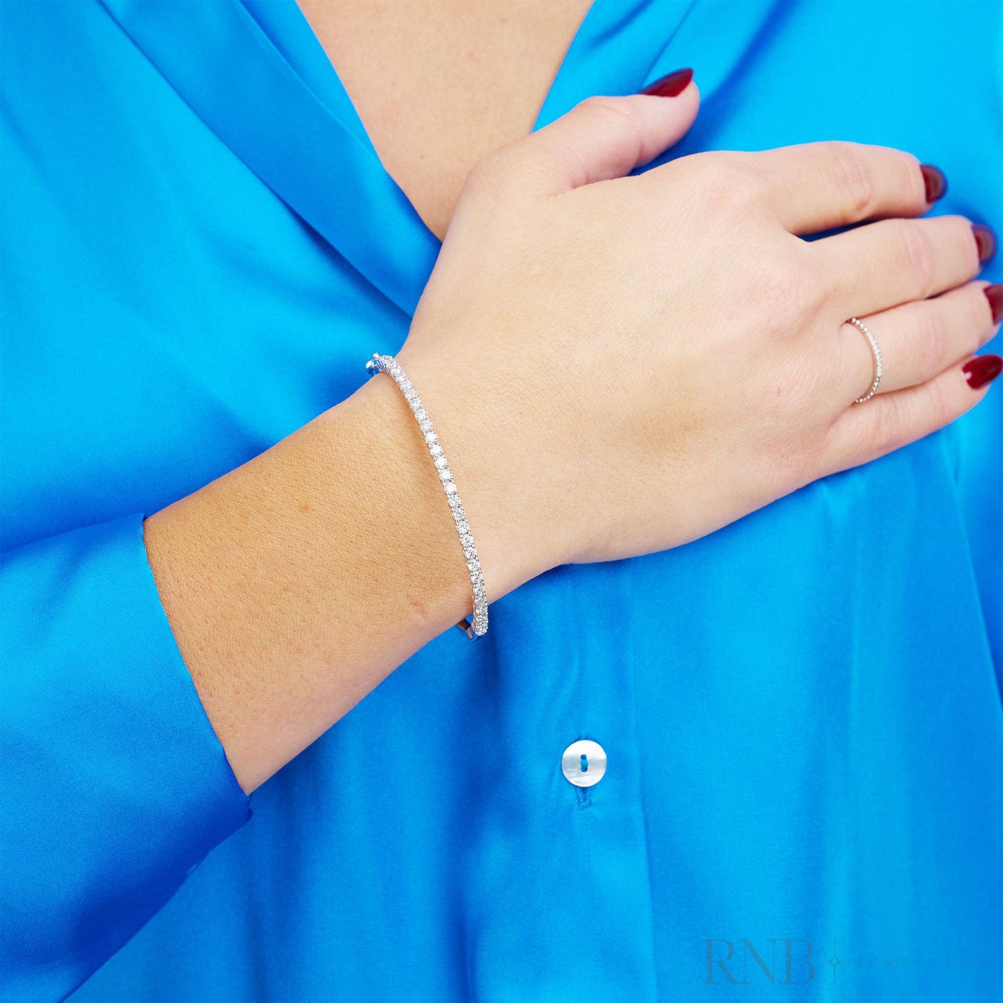 Semi Eternity Bangle Diamond Bracelet