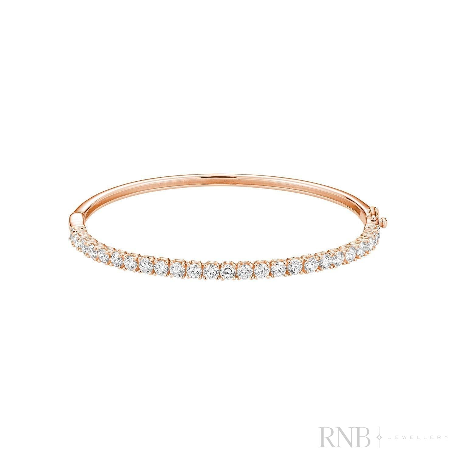 Semi Eternity Bangle Diamond Bracelet