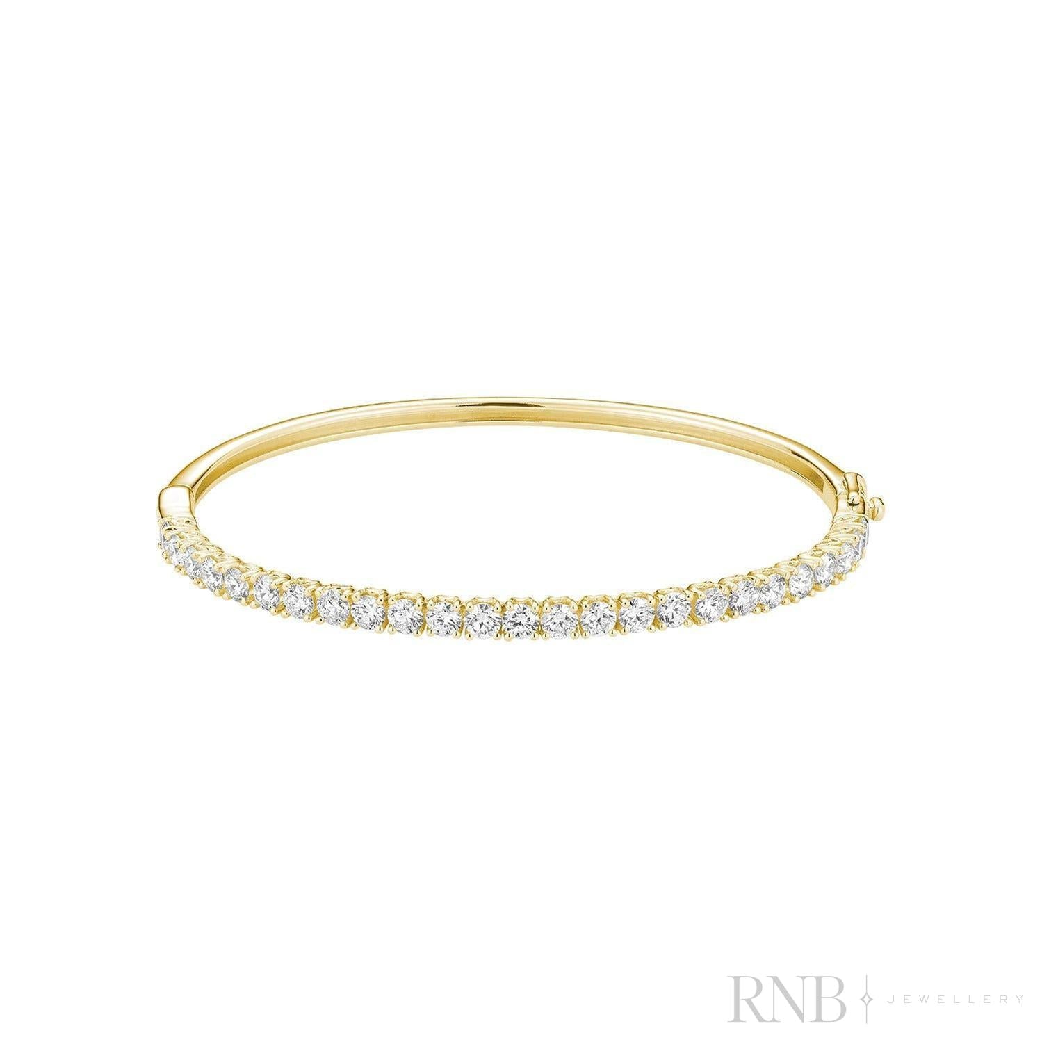 Semi Eternity Bangle Diamond Bracelet