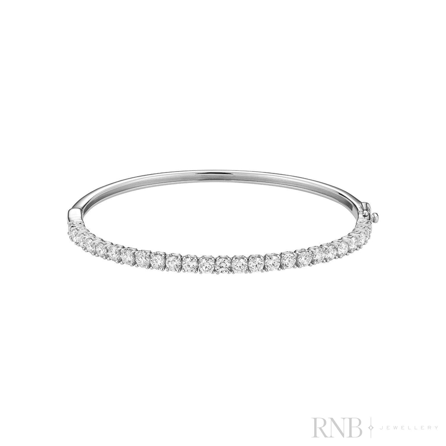 Semi Eternity Bangle Diamond Bracelet