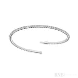 Diamond Bangle Flex Bracelet-RNB Jewellery