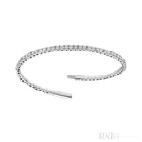 Semi Eternity Bangle Flex Diamond Bracelet