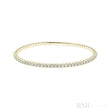 Semi Eternity Bangle Flex Diamond Bracelet