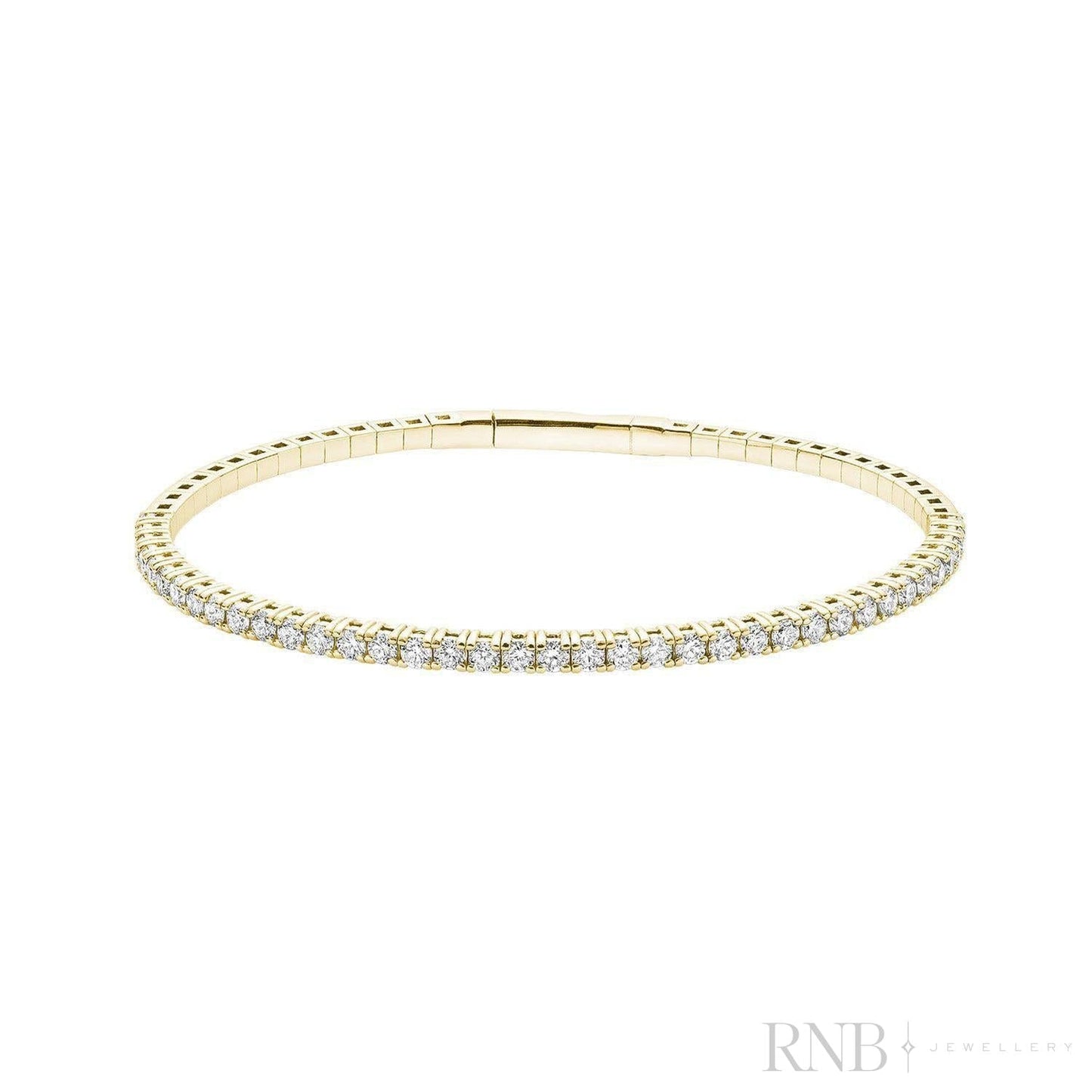 Semi Eternity Bangle Flex Diamond Bracelet