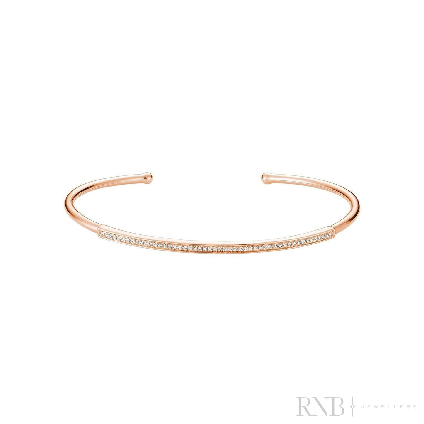 Semi Bangle Diamond Bracelet
