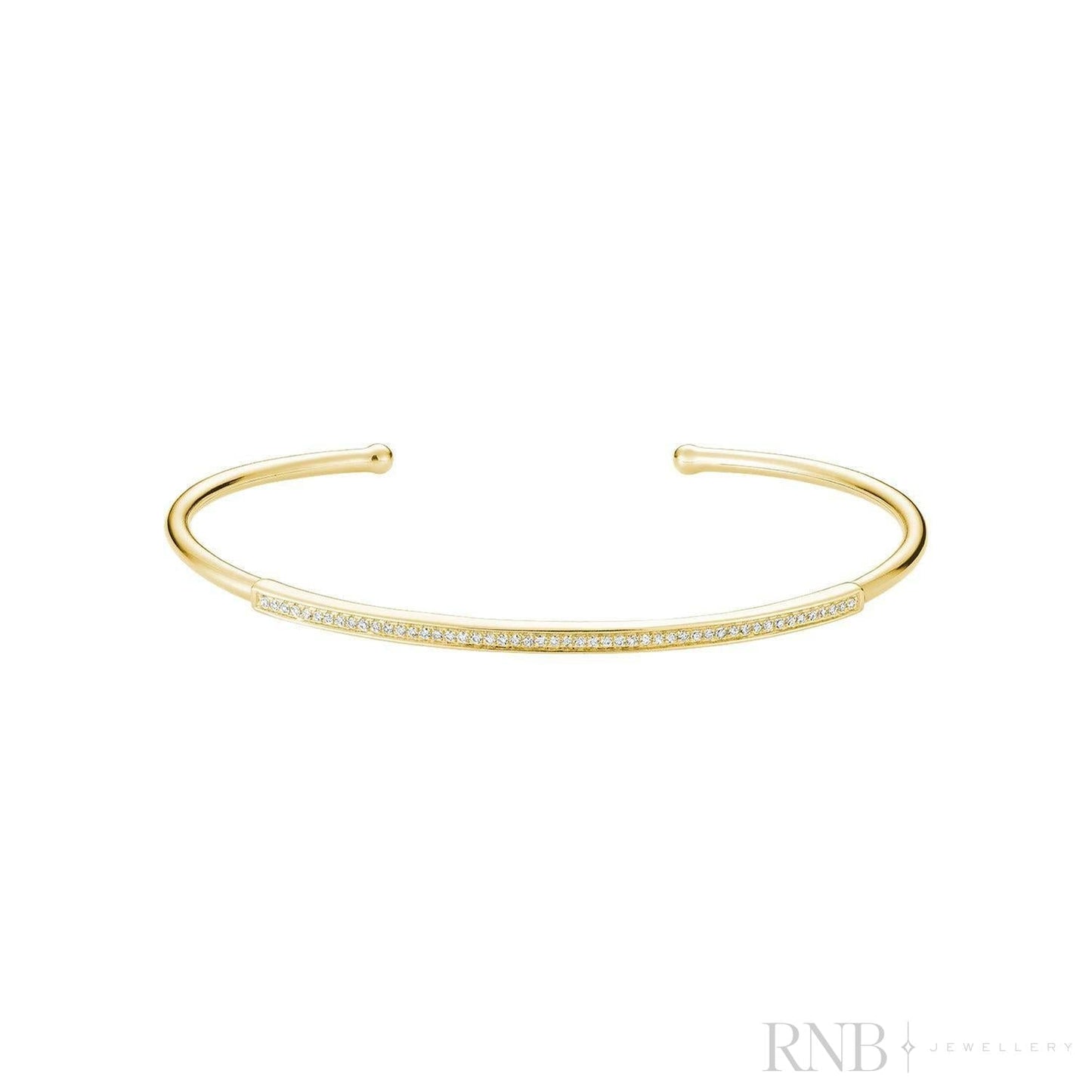 Semi Bangle Diamond Bracelet