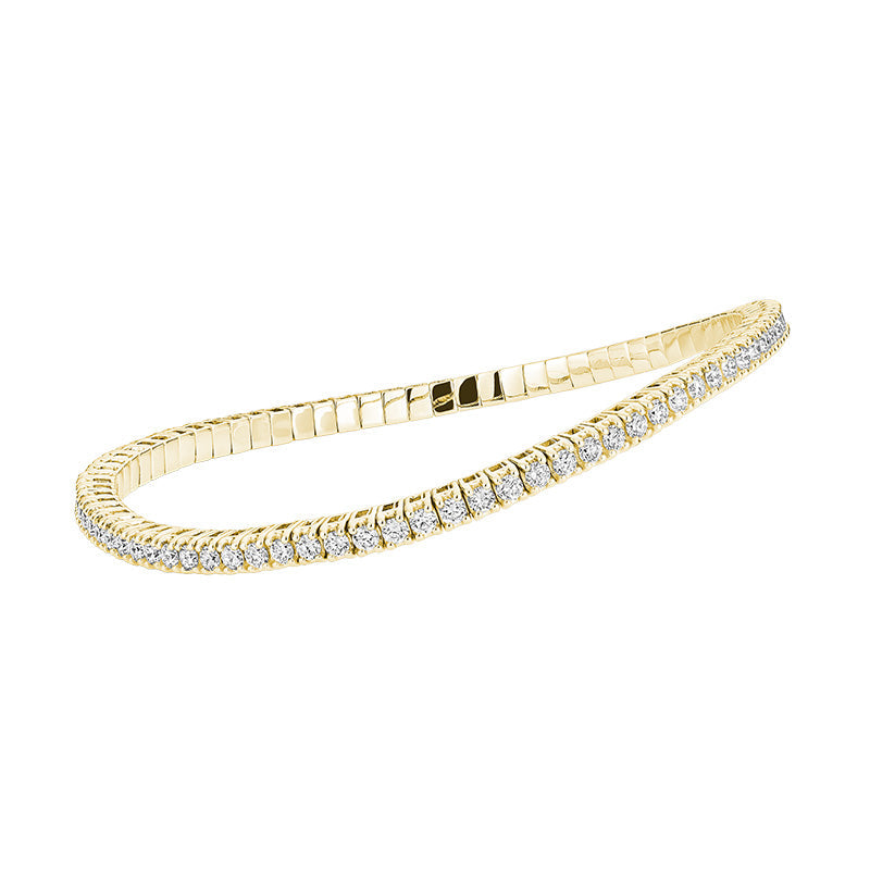 Lab Grown Elastic Bangle