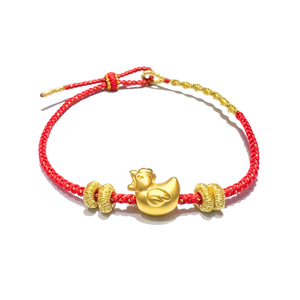 24 Gold Bracelet Chinese Zodiac (Rooster)