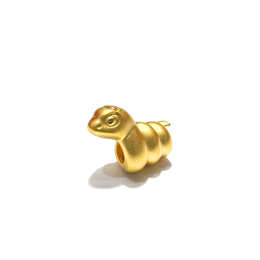 24 Gold Zodiac Charm (Snake)