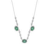 Precious Stone & Diamond Pendant