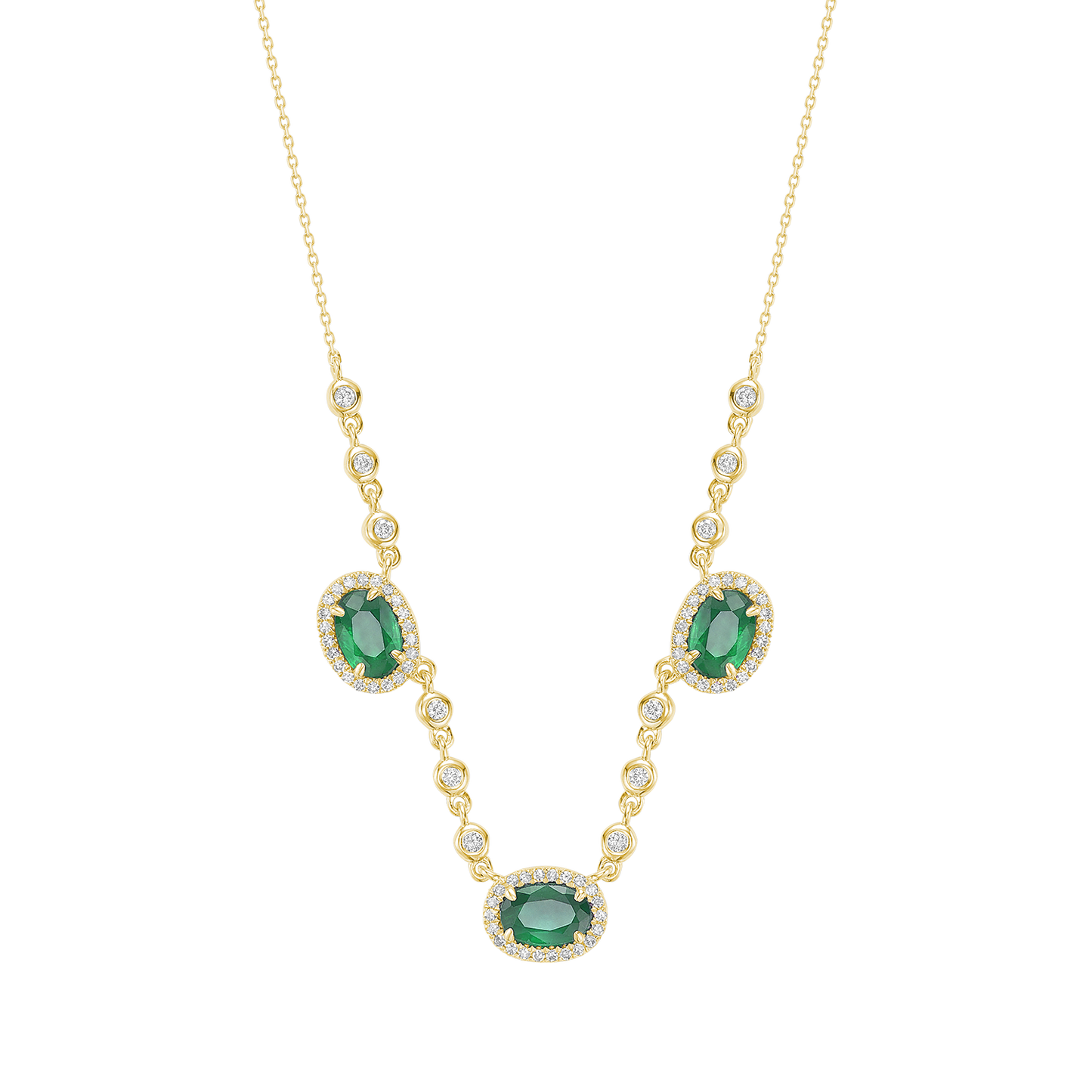 Precious Stone & Diamond Pendant