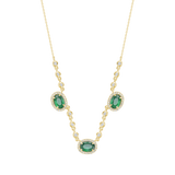 Precious Stone & Diamond Pendant