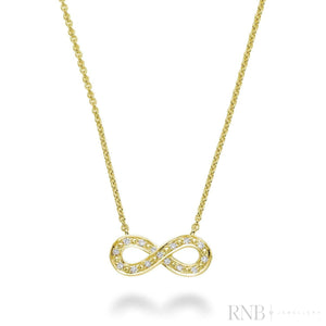 Infinity Diamond Necklace-RNB Jewellery