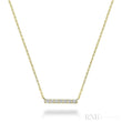 Diamond Bar Necklace
