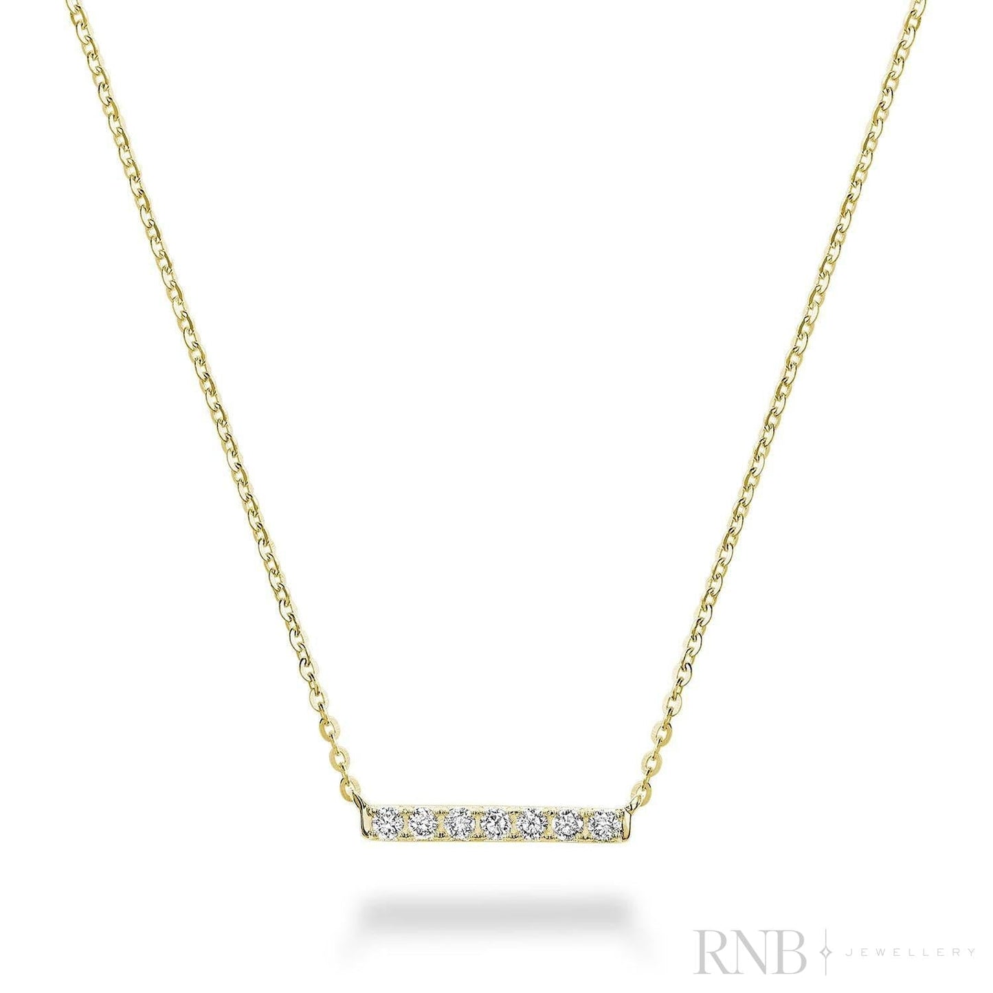 Diamond Bar Necklace