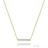 Diamond Bar Necklace