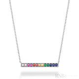 Rainbow Bar Necklace