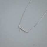 Karma Cross Diamond Necklace