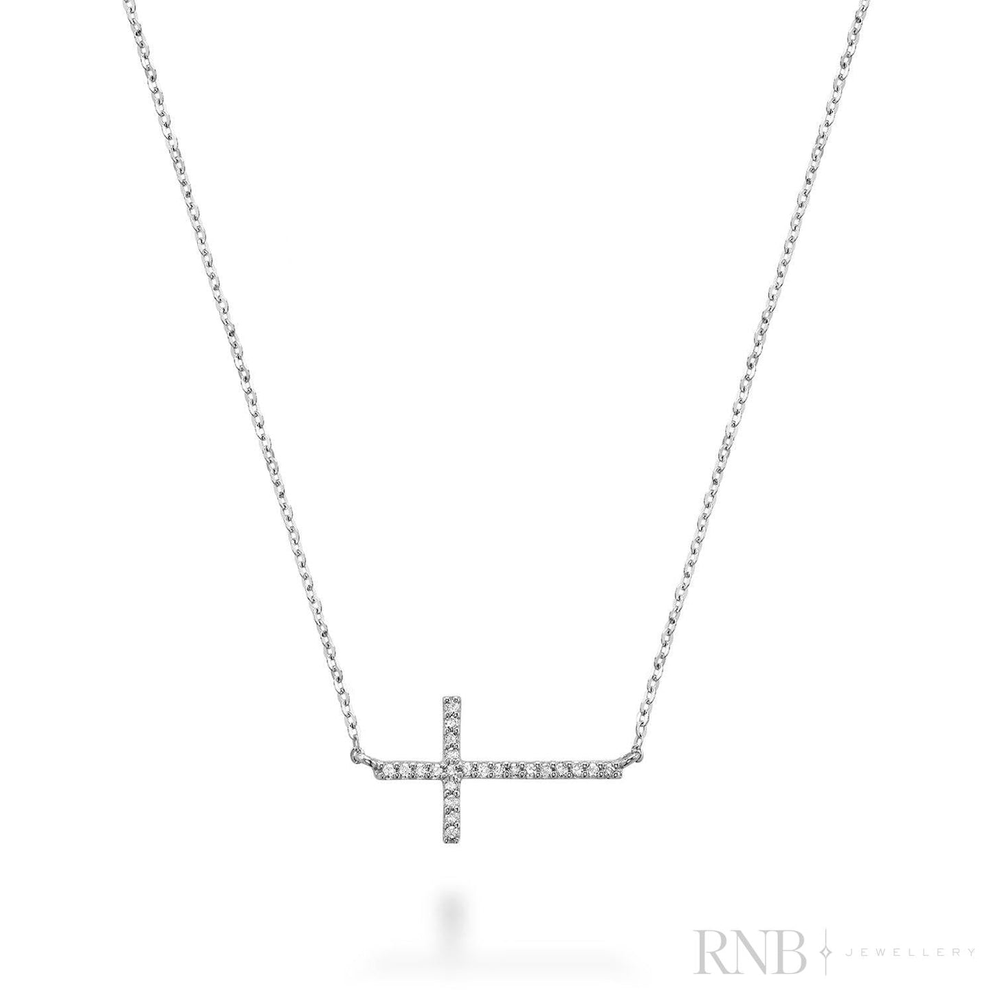 Karma Cross Diamond Necklace