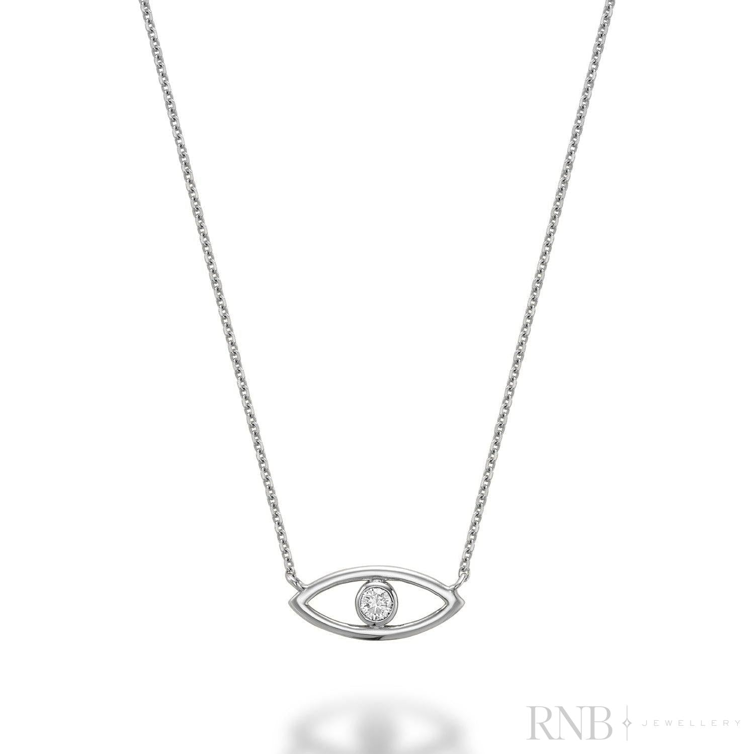 Evil Eye Diamond Necklace