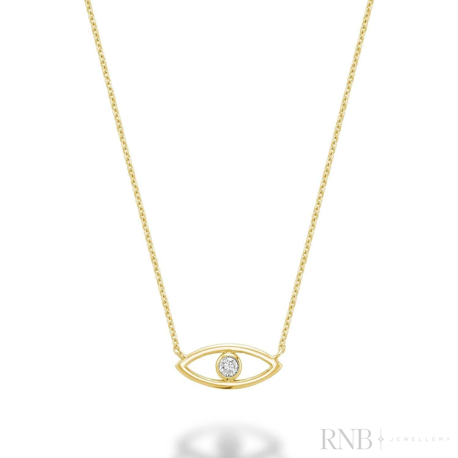 Evil Eye Diamond Necklace