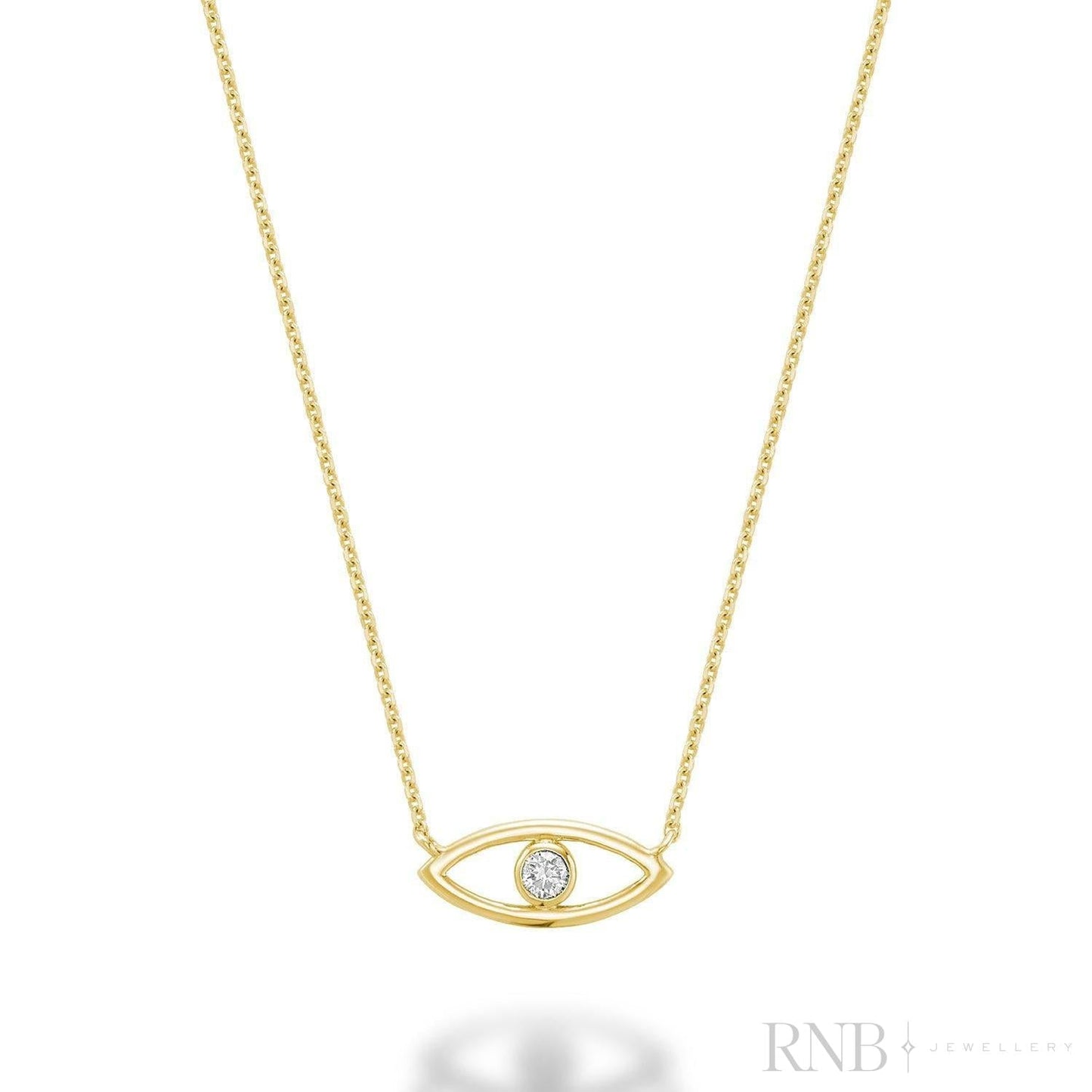 Evil Eye Diamond Necklace