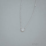 Miligrain Pave Diamond Necklace