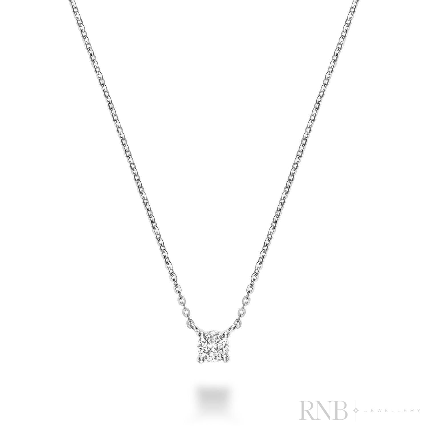 Solitaire Diamond Necklace