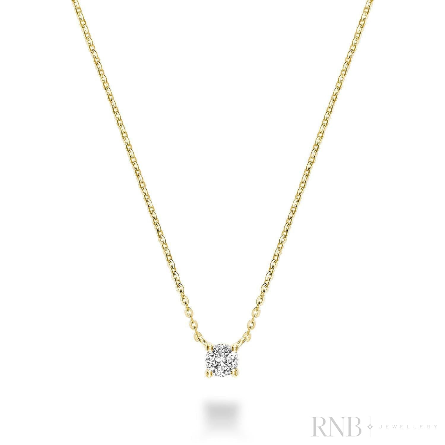 Solitaire Diamond Necklace