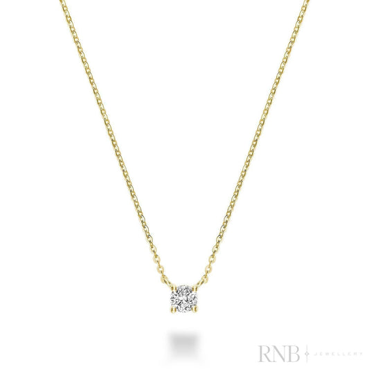 Solitaire Diamond Necklace