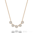 Multi Halos Diamond Necklace